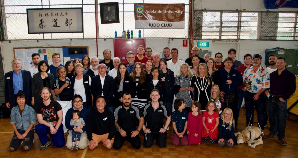 Group photos of AUJC alumni and members and some of their children.